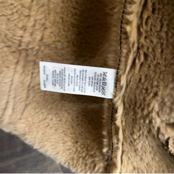 French Connection Black and Tan Teddy Jacket - Picture 5 of 5